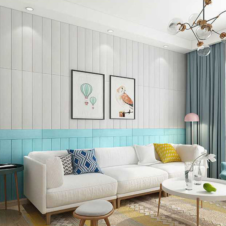 Lisslune | Living Room Wall Paneling for Peeling and Attaching 3D Embossed Wall Paneling