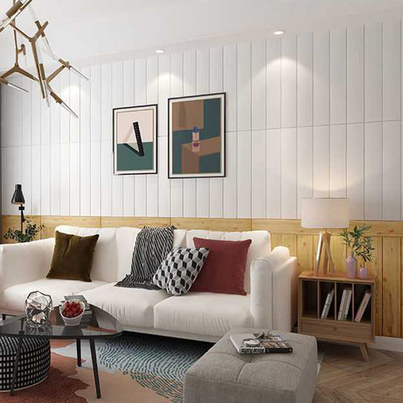Lisslune | Living Room Wall Paneling for Peeling and Attaching 3D Embossed Wall Paneling