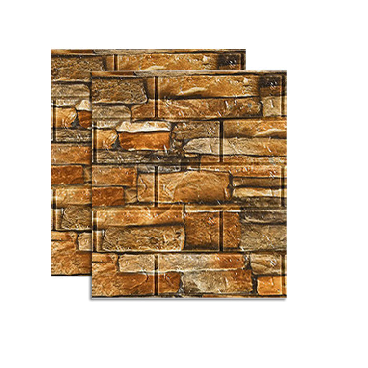 Lisslune | Country House Wall Shelf 3D Brick Living Room Wall Panel Set of 2