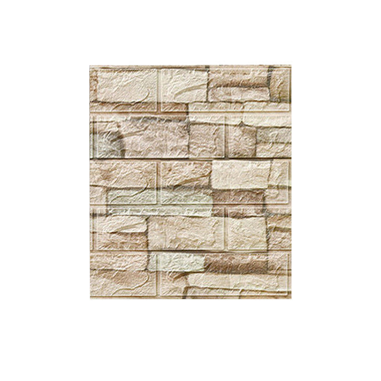 Lisslune | Country House Wall Shelf 3D Brick Living Room Wall Panel Set of 2
