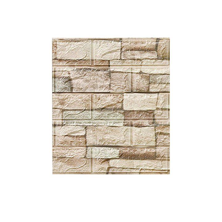 Lisslune | Country House Wall Shelf 3D Brick Living Room Wall Panel Set of 2