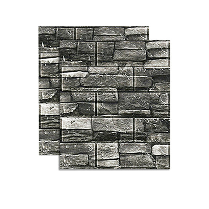 Lisslune | Country House Wall Shelf 3D Brick Living Room Wall Panel Set of 2
