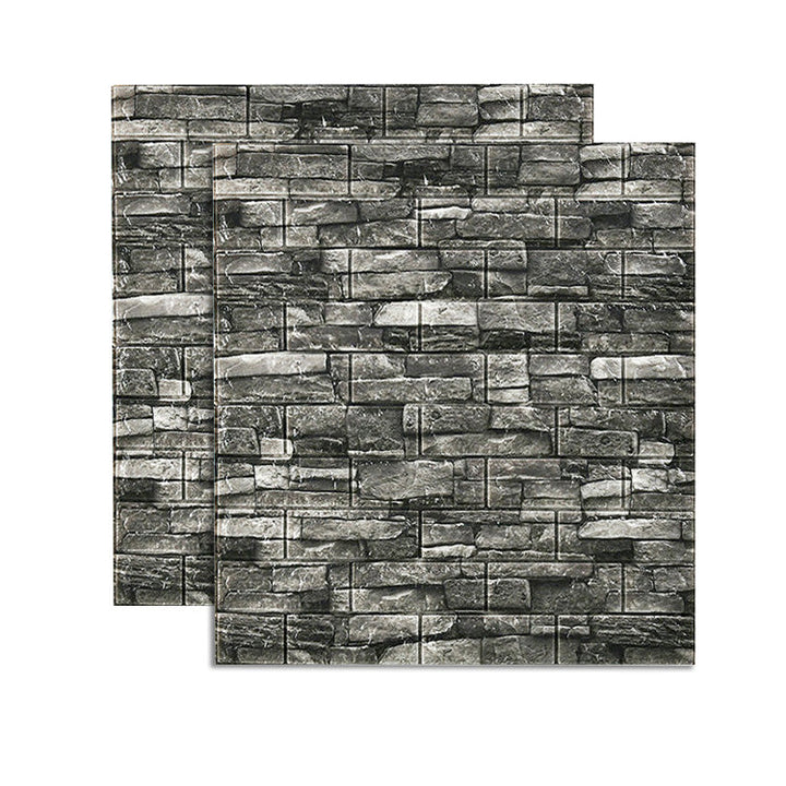 Lisslune | Country House Wall Shelf 3D Brick Living Room Wall Panel Set of 2