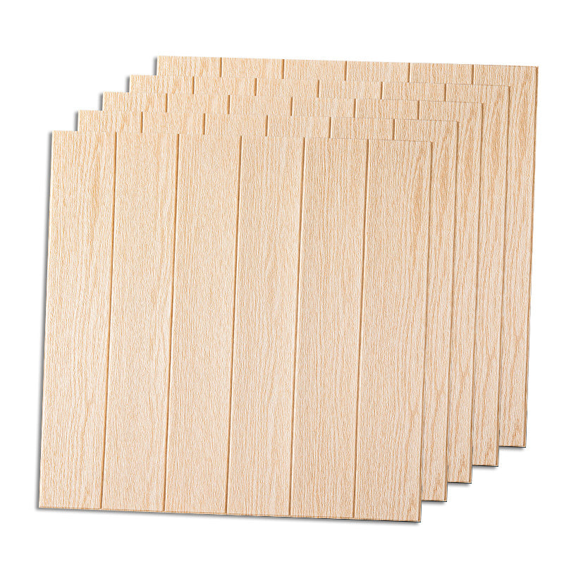 Lisslune | Living Room Wall Paneling Peel and Stick Wood Look Design Waterproof Wall Paneling