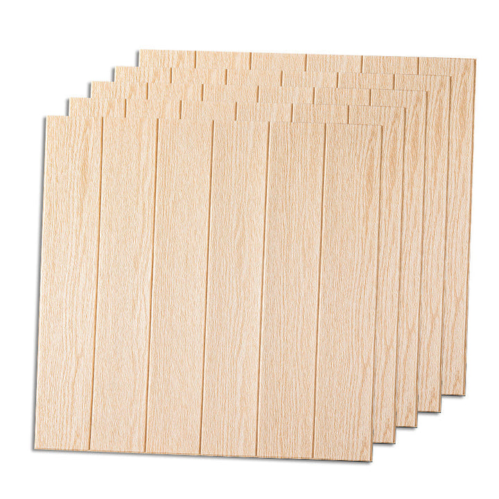 Lisslune | Living Room Wall Paneling Peel and Stick Wood Look Design Waterproof Wall Paneling