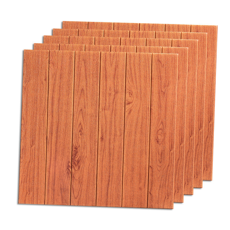 Lisslune | Living Room Wall Paneling Peel and Stick Wood Look Design Waterproof Wall Paneling