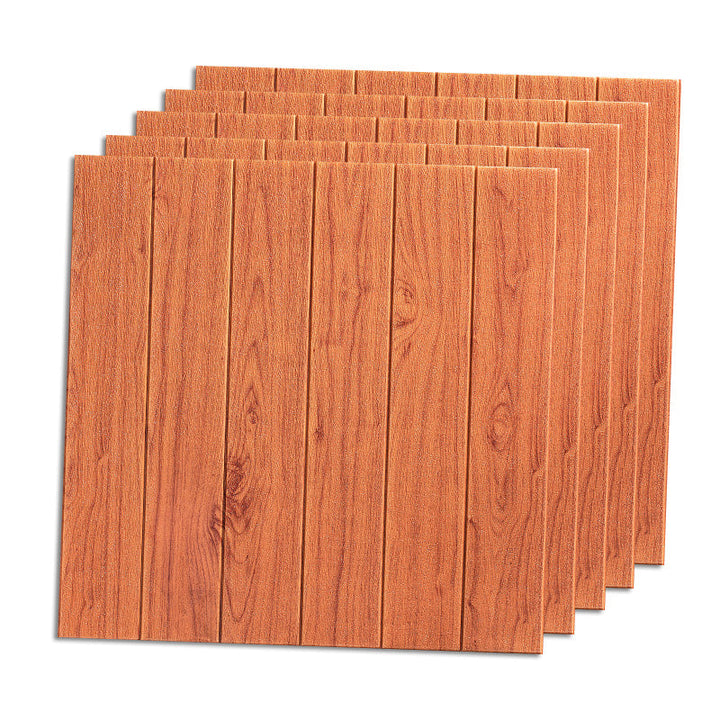 Lisslune | Living Room Wall Paneling Peel and Stick Wood Look Design Waterproof Wall Paneling
