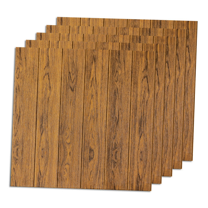 Lisslune | Living Room Wall Paneling Peel and Stick Wood Look Design Waterproof Wall Paneling