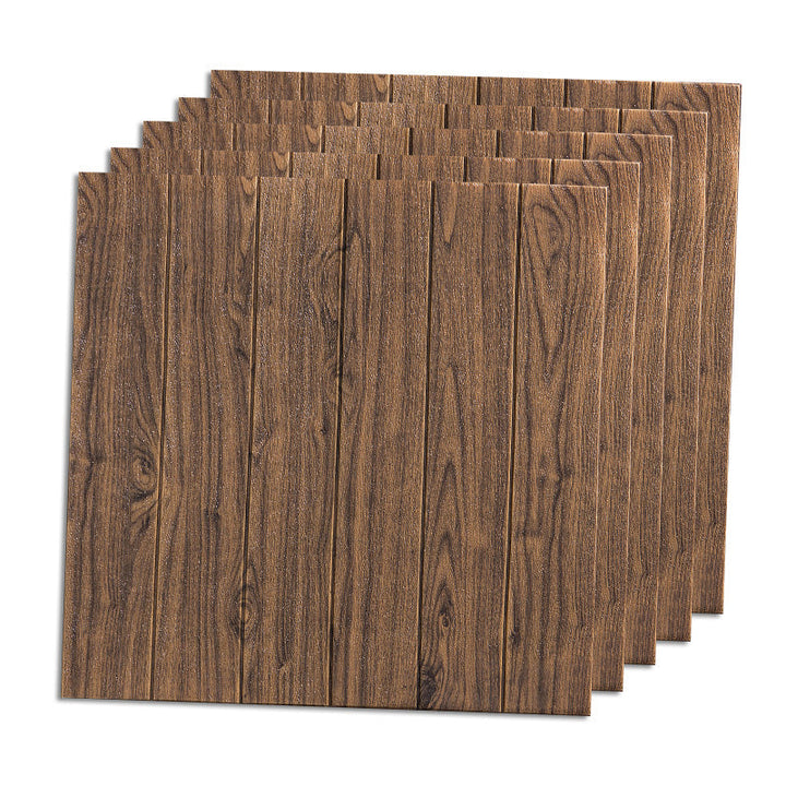 Lisslune | Living Room Wall Paneling Peel and Stick Wood Look Design Waterproof Wall Paneling
