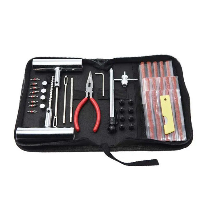 Lisslune | 46-piece Quick-Fix car and bicycle tire repair kit