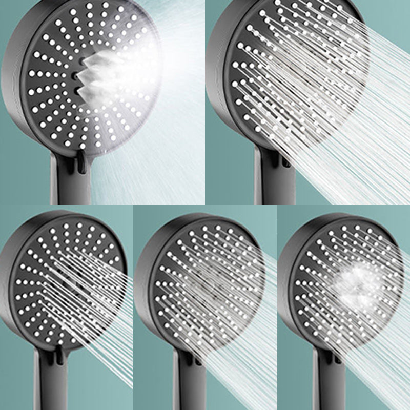 Lisslune | Modern Handheld Showerhead Adjustable Water Flow 5 Settings Wall Mounted Showerhead