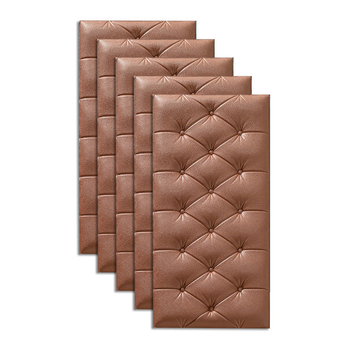 Lisslune | Modern Wall Cladding Living Room Peel and Stick 3D Embossing Waterproof Wall Cladding
