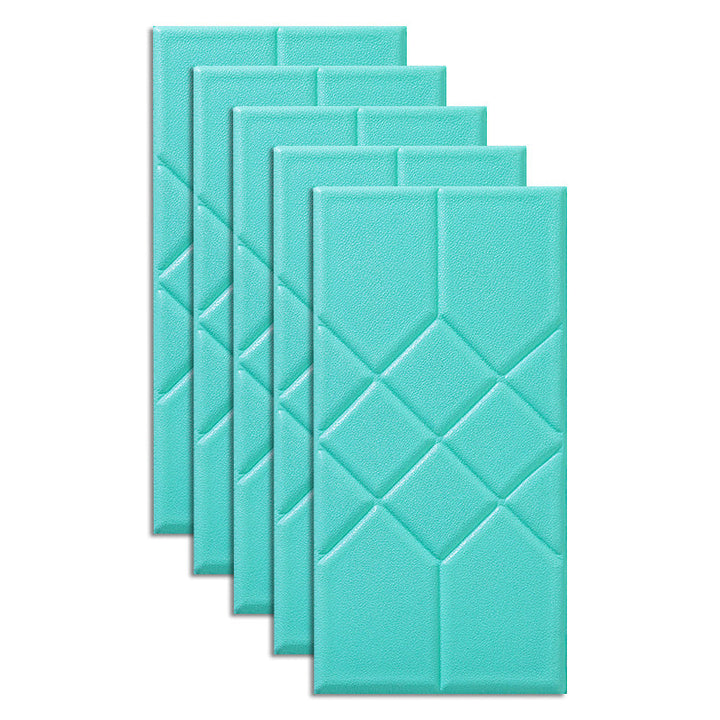 Lisslune | Modern Wall Cladding Living Room Peel and Stick 3D Embossing Waterproof Wall Cladding