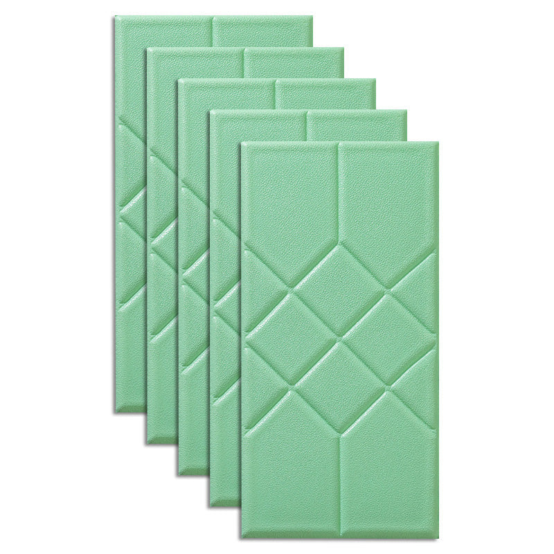Lisslune | Modern Wall Cladding Living Room Peel and Stick 3D Embossing Waterproof Wall Cladding