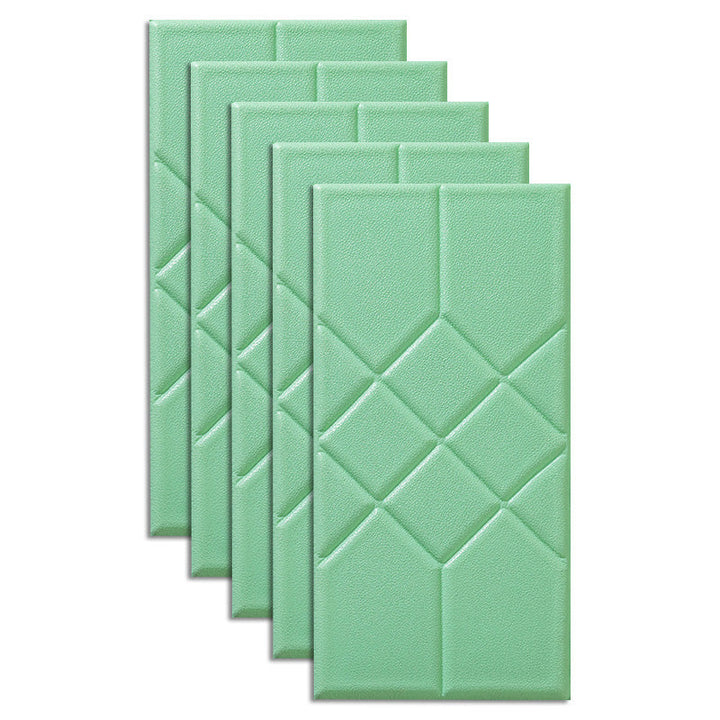 Lisslune | Modern Wall Cladding Living Room Peel and Stick 3D Embossing Waterproof Wall Cladding