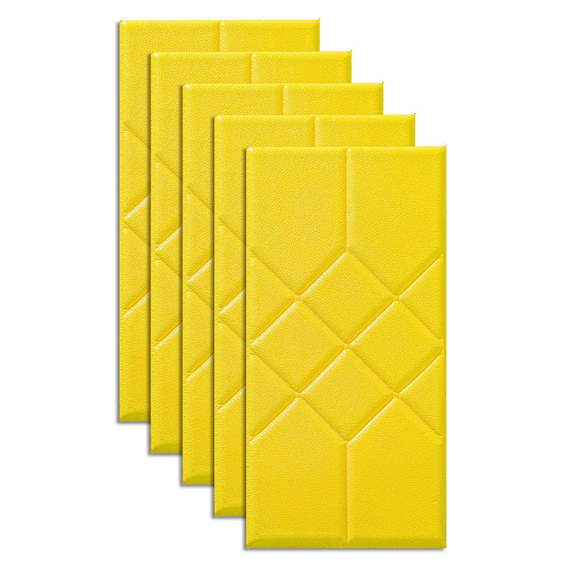 Lisslune | Modern Wall Cladding Living Room Peel and Stick 3D Embossing Waterproof Wall Cladding