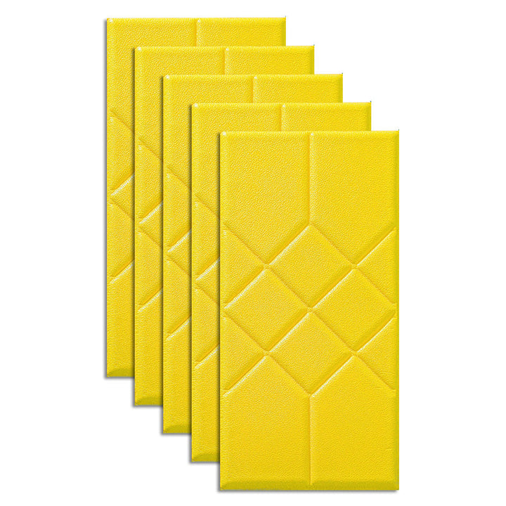 Lisslune | Modern Wall Cladding Living Room Peel and Stick 3D Embossing Waterproof Wall Cladding
