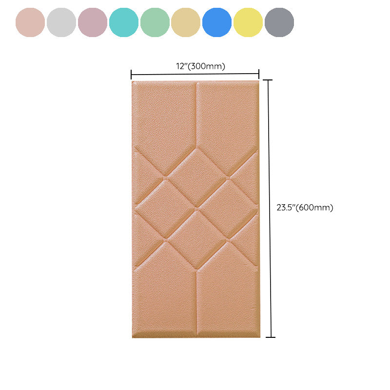 Lisslune | Modern Wall Cladding Living Room Peel and Stick 3D Embossing Waterproof Wall Cladding