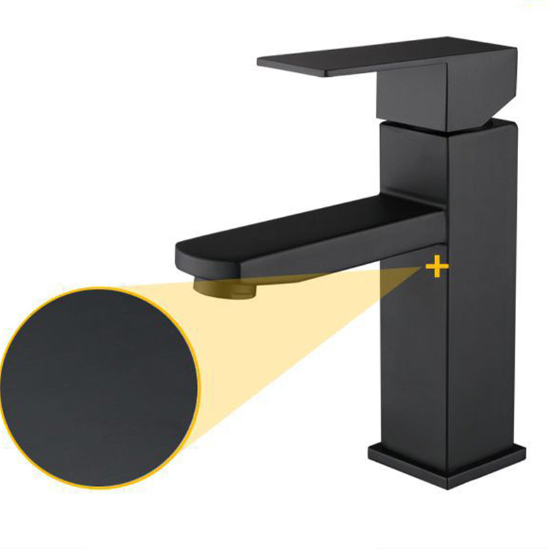 Lisslune | Modern sink faucet centerset bathroom sink faucet in black