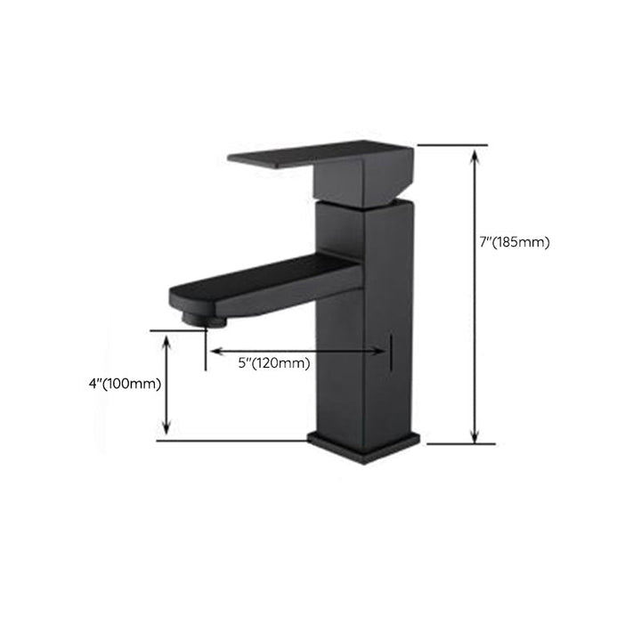 Lisslune | Modern sink faucet centerset bathroom sink faucet in black