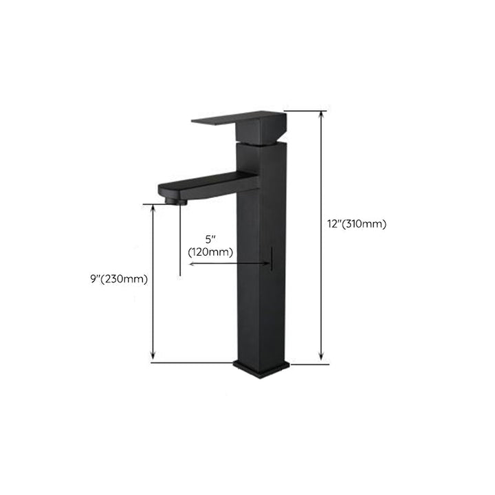 Lisslune | Modern sink faucet centerset bathroom sink faucet in black