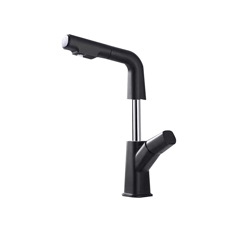Lisslune | Modern Centerset Bathroom Faucet Single Color Copper Sink Faucet