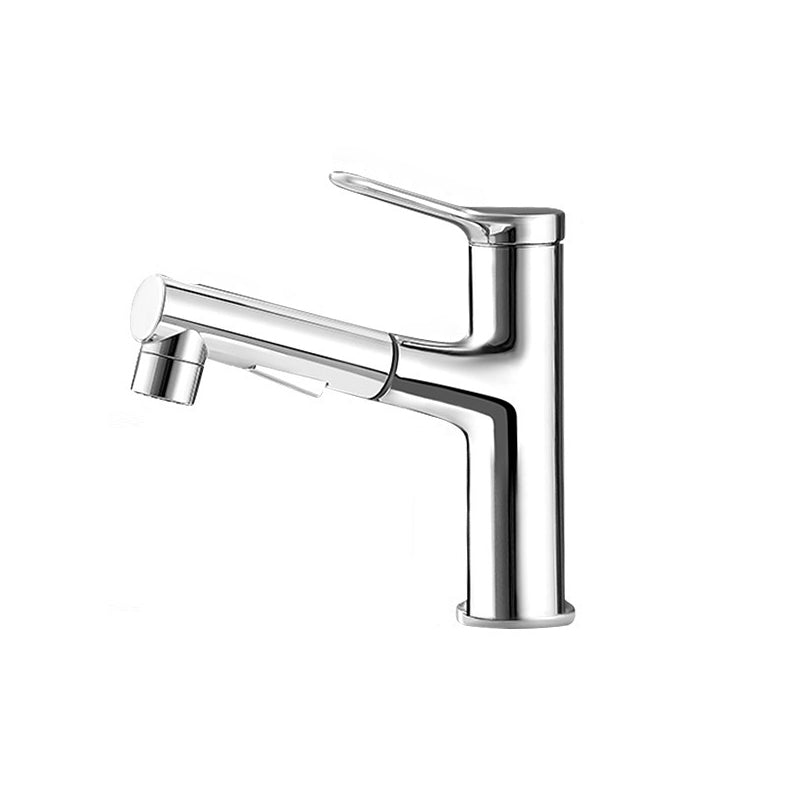 Lisslune | Modern center connection faucet copper center connection washbasin tap for bathroom