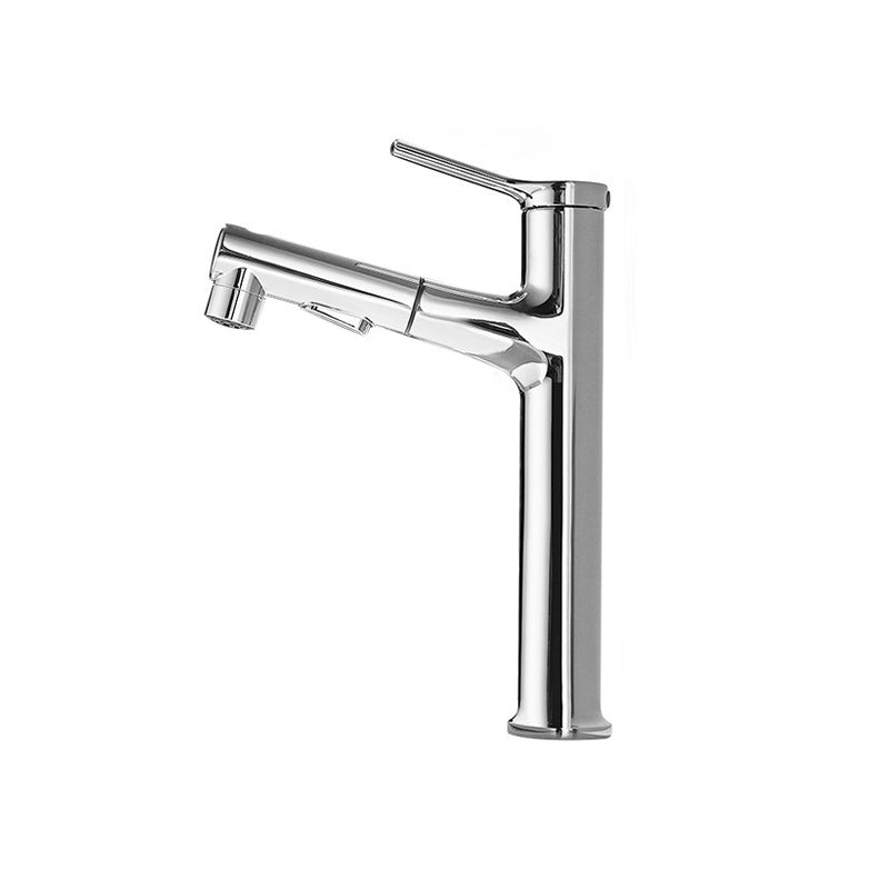 Lisslune | Modern center connection faucet copper center connection washbasin tap for bathroom