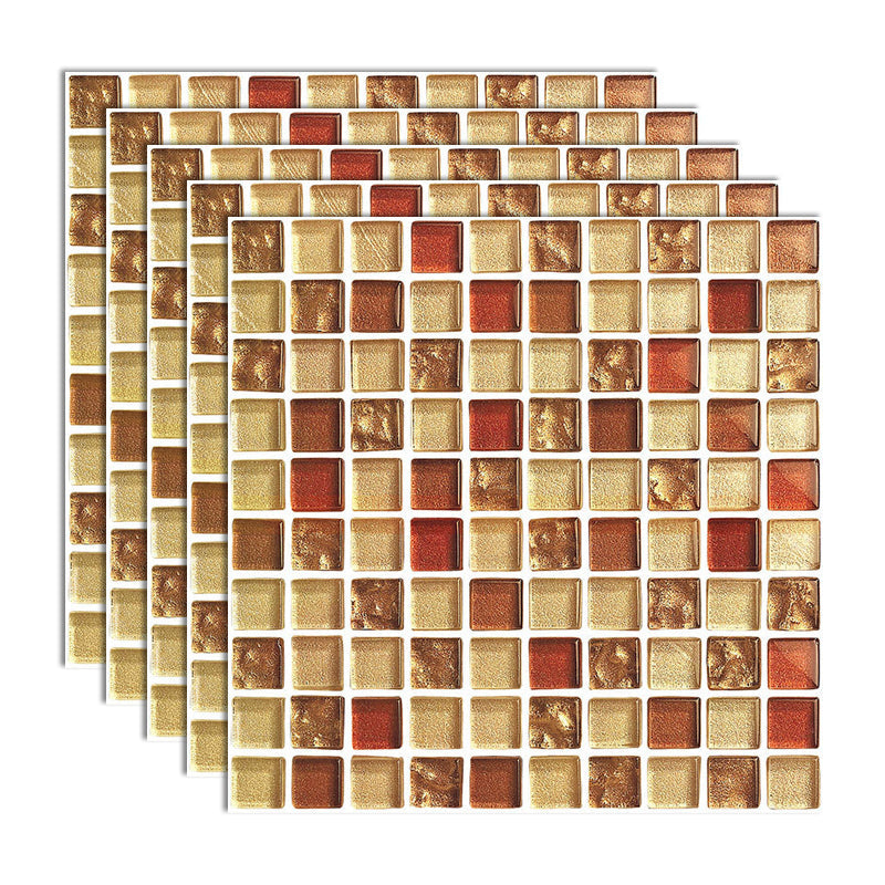 Lisslune | Peel and Stick Mosaic Tile Waterproof Square Peel and Stick Tile for the Kitchen 20-Pack