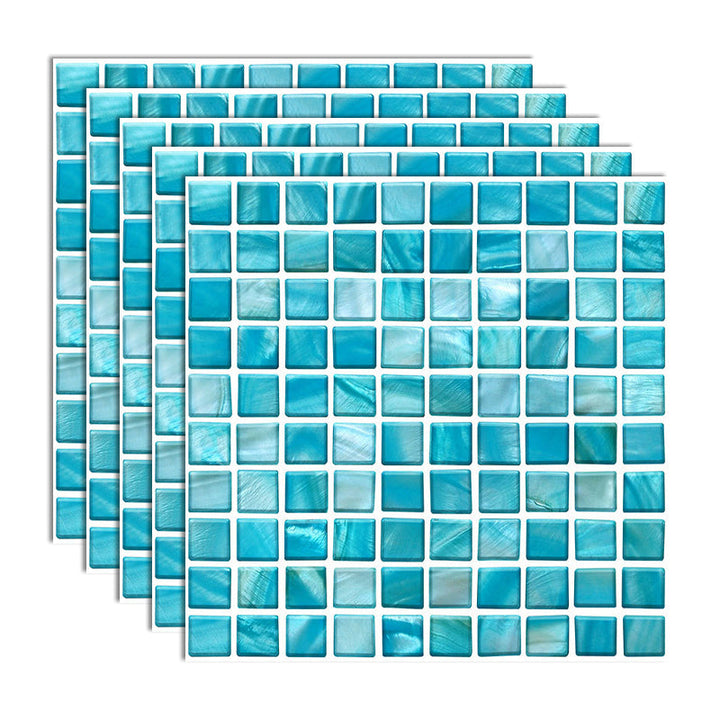 Lisslune | Peel and Stick Mosaic Tile Waterproof Square Peel and Stick Tile for the Kitchen 20-Pack