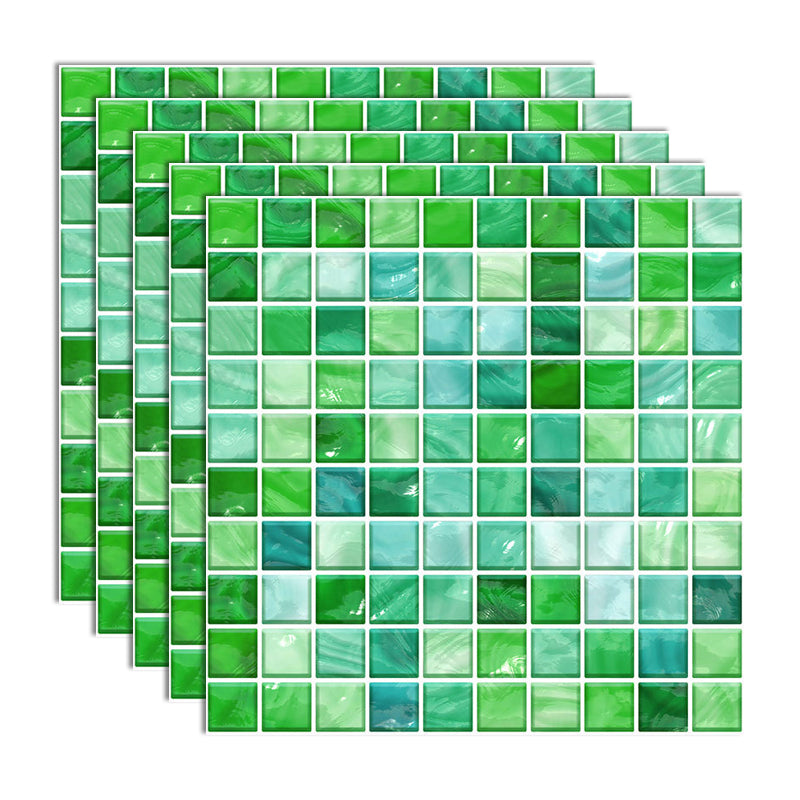 Lisslune | Peel and Stick Mosaic Tile Waterproof Square Peel and Stick Tile for the Kitchen 20-Pack