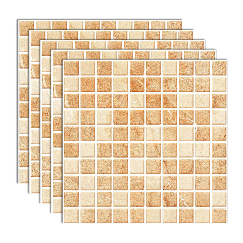 Lisslune | Peel and Stick Mosaic Tile Waterproof Square Peel and Stick Tile for the Kitchen 20-Pack