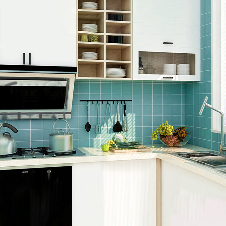 Lisslune | Modern Mosaic Tiles Smooth Peel & Stick Backsplash Wallpaper for Kitchen