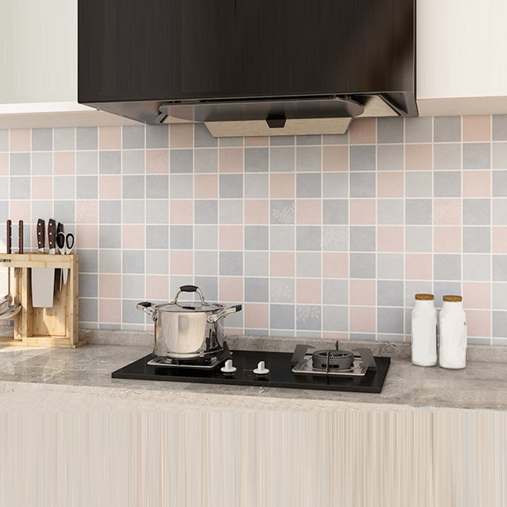 Lisslune | Modern Mosaic Tiles Smooth Peel & Stick Backsplash Wallpaper for Kitchen