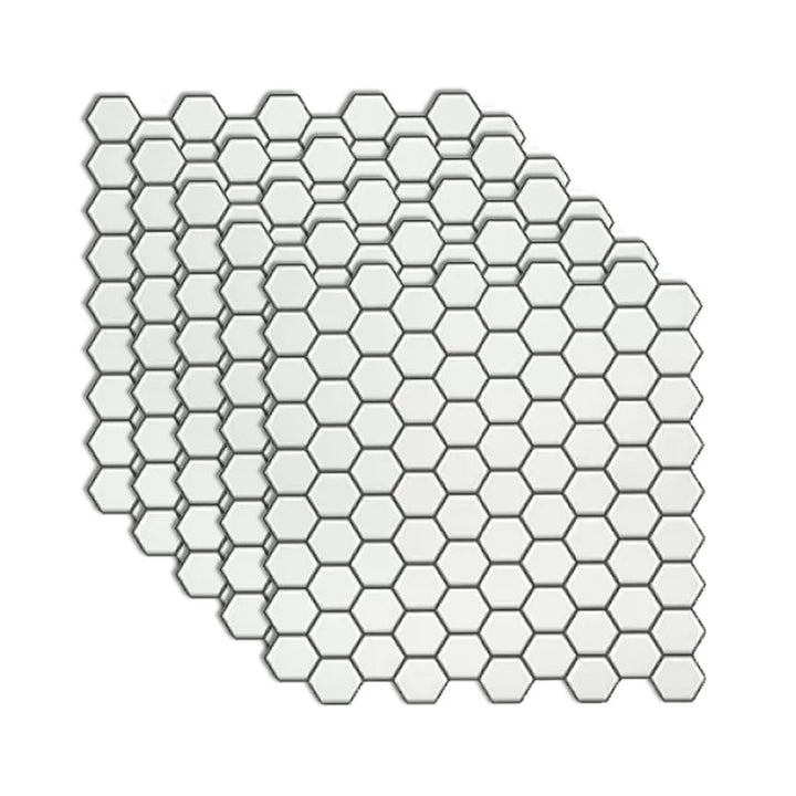 Lisslune | Square Peel and Stick PVC Tile 12" x 12" Peel and Stick Mosaic Tile 5-Pack
