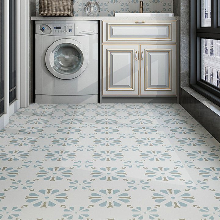 Lisslune | Modern PVC Flooring Peel and Stick Geometrically Printed Vinyl Plank Flooring