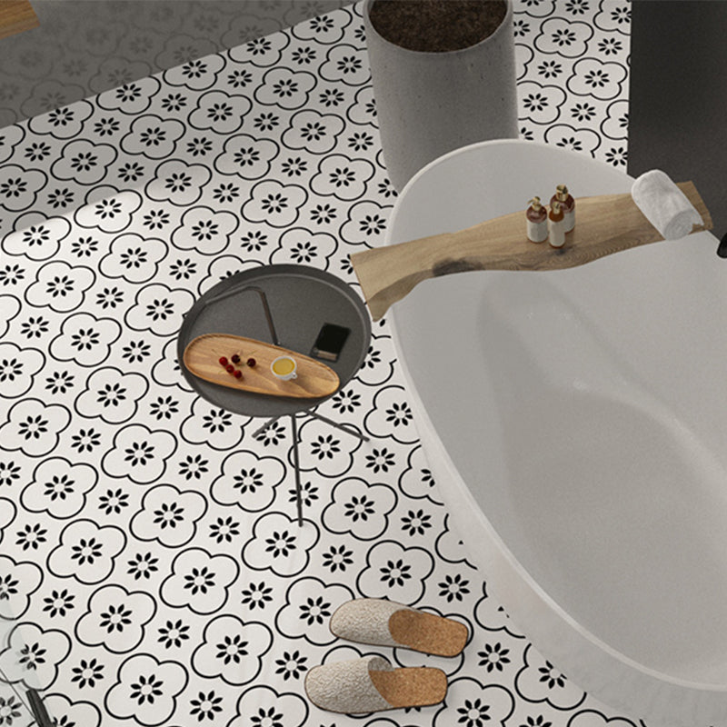 Lisslune | Modern PVC Flooring Peel and Stick Geometrically Printed Vinyl Plank Flooring