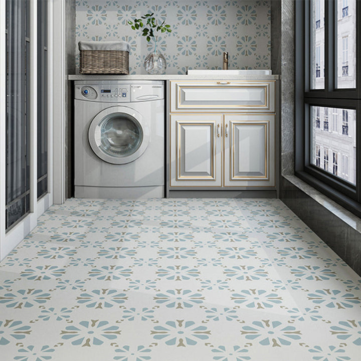 Lisslune | Modern PVC Flooring Peel and Stick Geometrically Printed Vinyl Plank Flooring