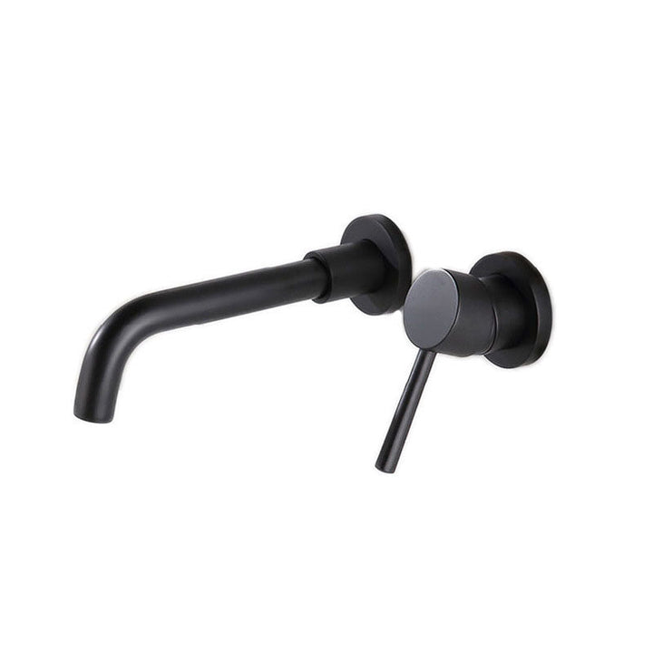 Lisslune | Wall mounted metal bathtub faucet single lever swivel bathtub tap trim