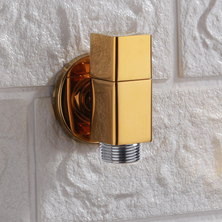 Lisslune | Industrial Wall Mounted Bathroom Tap Knob Handle Brass Faucet