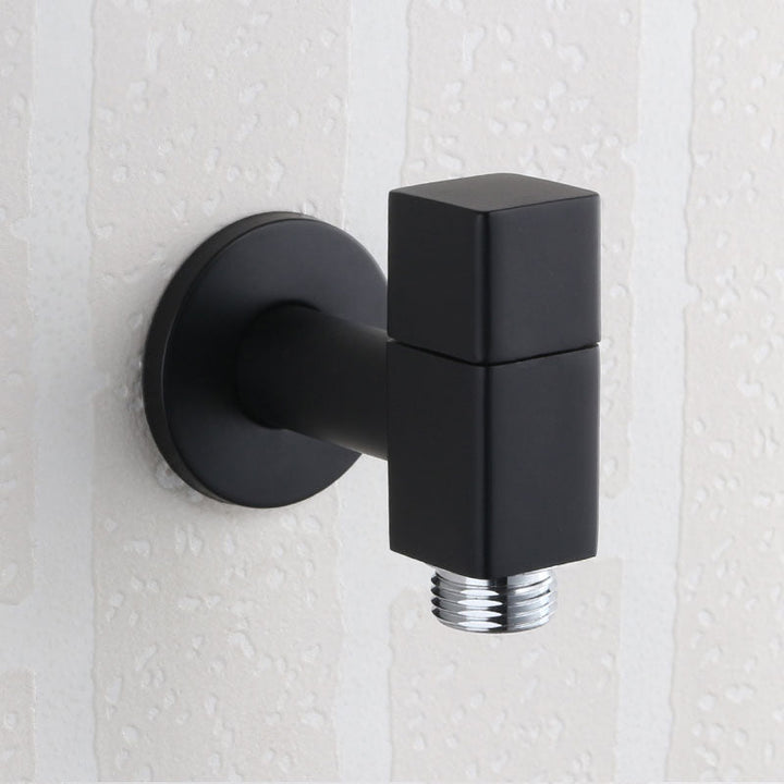 Lisslune | Industrial Wall Mounted Bathroom Tap Knob Handle Brass Faucet