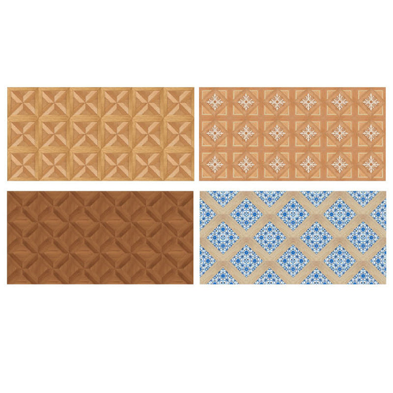 Lisslune | Fancy PVC Vinyl Floor Peel and Stick Geometrically Printed Vinyl Plank Floor