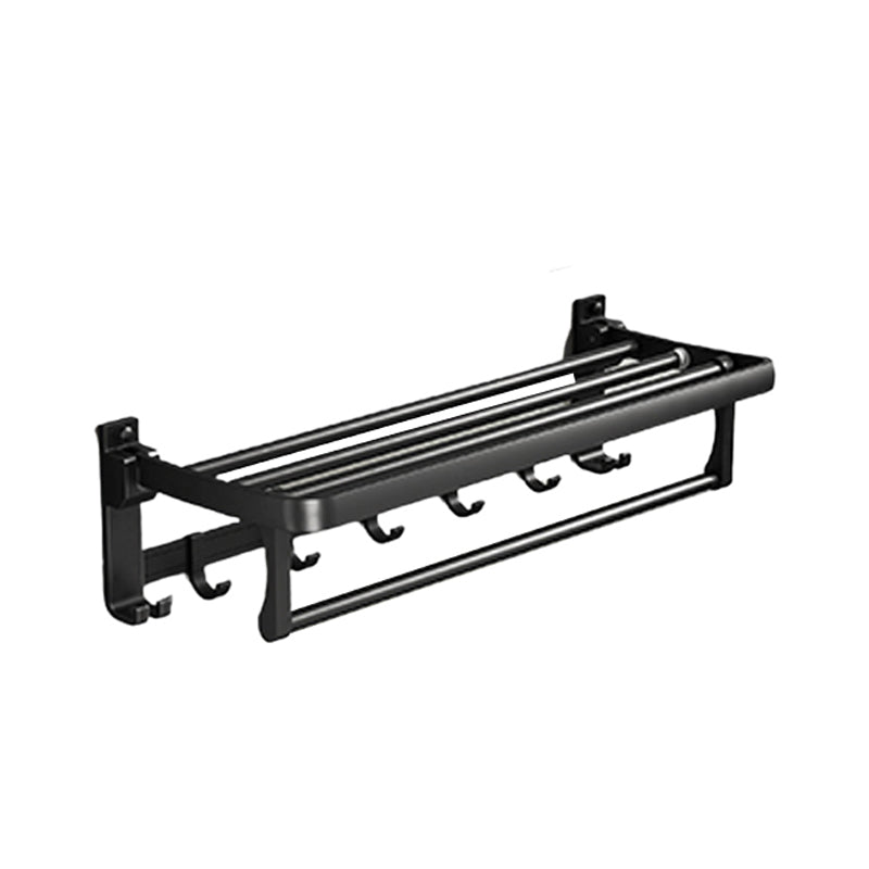 Lisslune | Traditional Aluminum Bathroom Accessories Set Black Bathroom Accessories Kit
