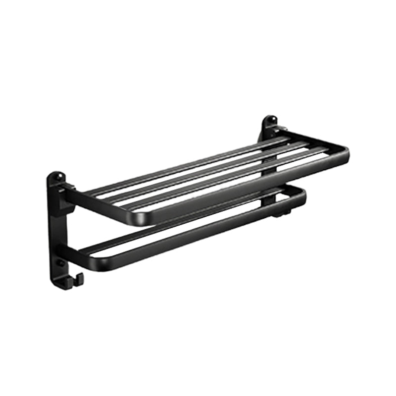 Lisslune | Traditional Aluminum Bathroom Accessories Set Black Bathroom Accessories Kit