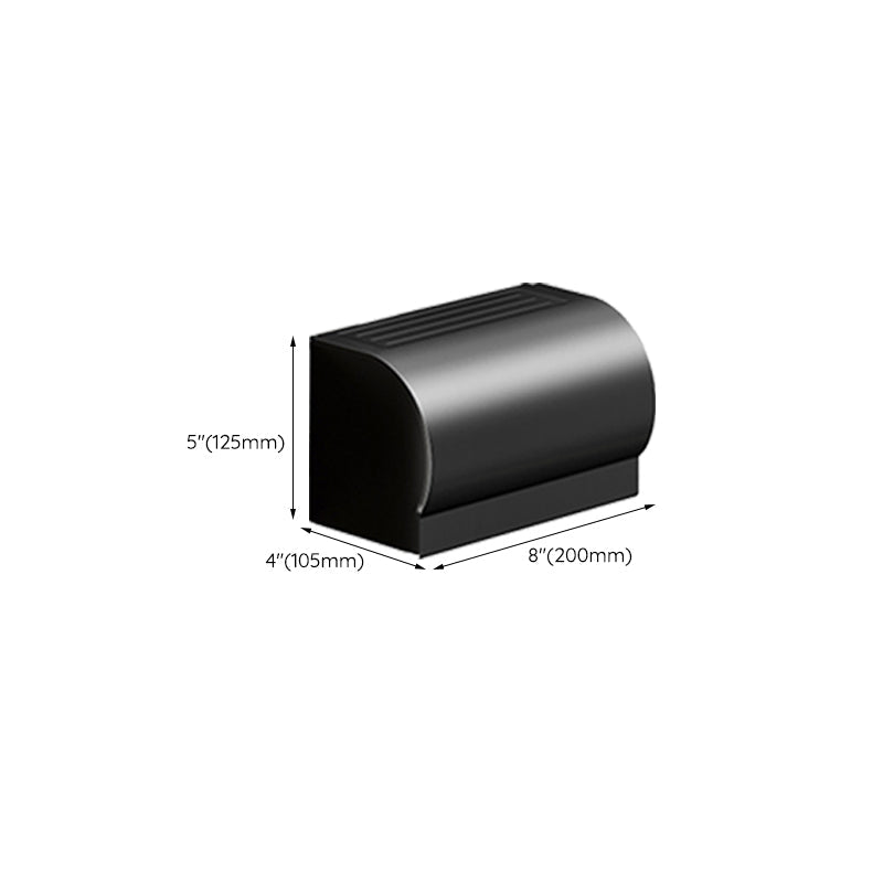 Lisslune | Traditional Aluminum Bathroom Accessories Set Black Bathroom Accessories Kit