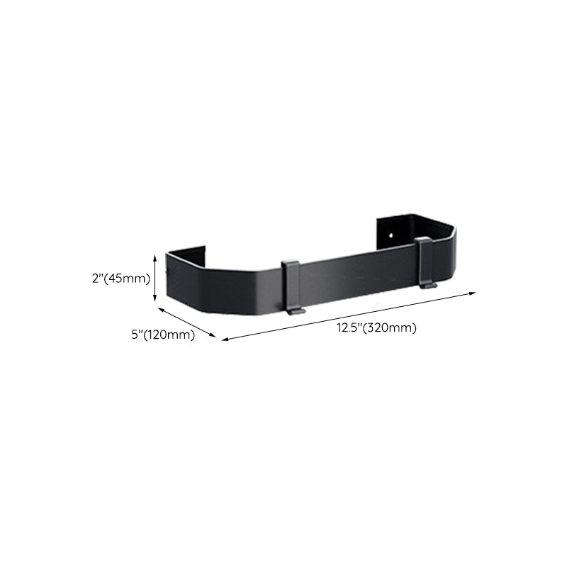 Lisslune | Traditional Aluminum Bathroom Accessories Set Black Bathroom Accessories Kit