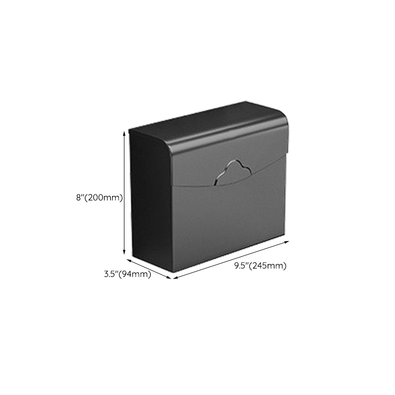 Lisslune | Traditional Aluminum Bathroom Accessories Set Black Bathroom Accessories Kit