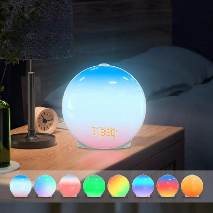 Lisslune | LumiRise - Smart Sunrise Alarm Clock with Gentle Wake-Up Function