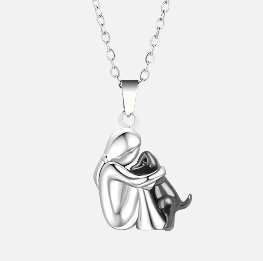 Lisslune | PawHeart Necklace – Jewelry for Dog Lovers with Paw Print