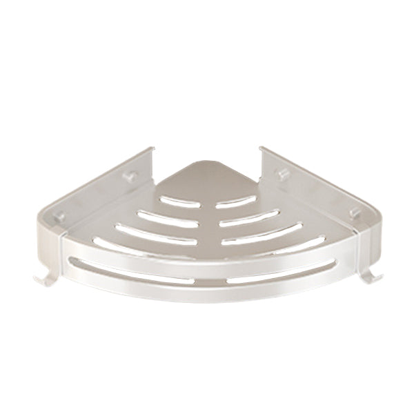 Lisslune | Modern white finish bathroom shelf rectangular & triangle bathroom hardware set
